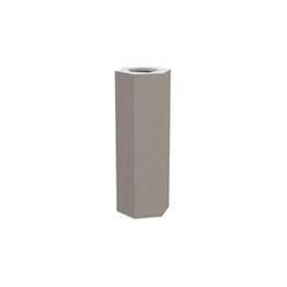 10 pcs : 14HTSP009 - Standoffs & Spacers Hex Threaded Standoff, 6-32 Thread, .750 Spacer, Natural, Nylon, .250 Across Flats