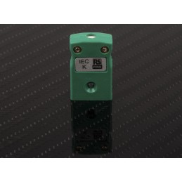 1 pcs - RS PRO In-Line Thermocouple Connector for Use with Type K Thermocouple, Miniature Size, IEC Standard