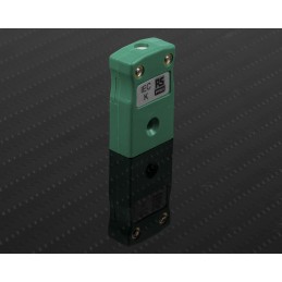 1 pcs - RS PRO In-Line Thermocouple Connector for Use with Type K Thermocouple, Miniature Size, IEC Standard