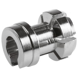 1 pcs - Lemo Silver Brass Round