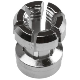 1 pcs - Lemo Silver Brass Round