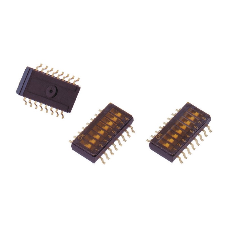 1 pcs - Omron 4 Way Surface Mount DIP Switch 4PST