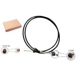 1 pcs - Okdo Male N Type to RP-SMA Coaxial Cable, CFD-200 Coaxial, Terminated