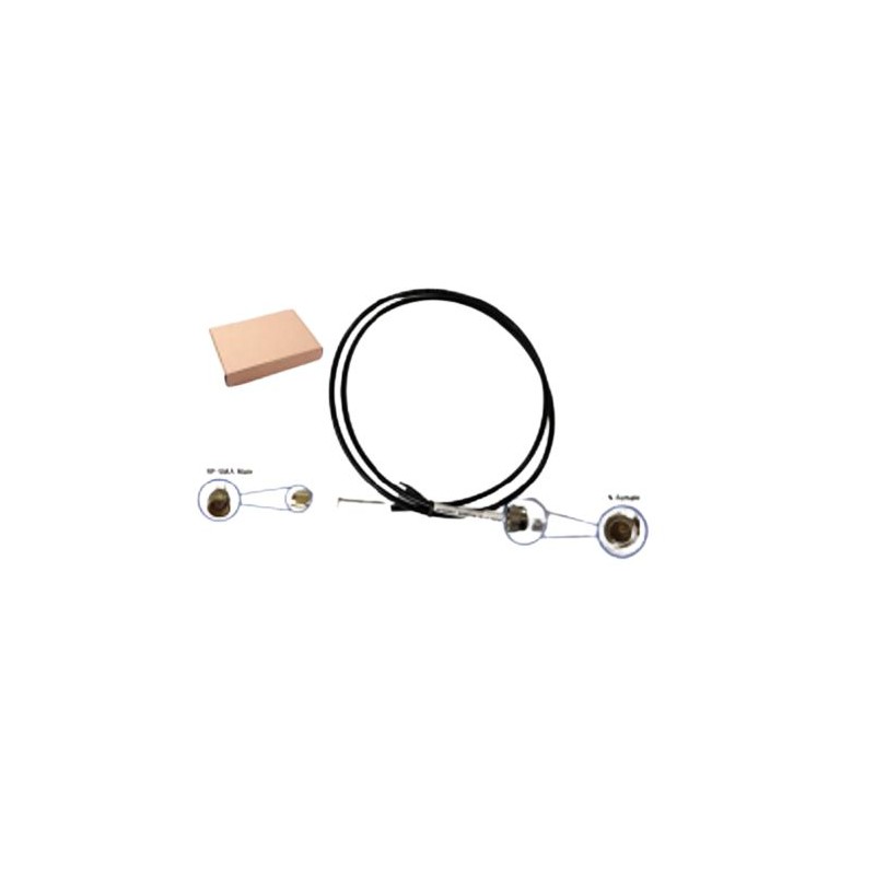 1 pcs - Okdo Male N Type to RP-SMA Coaxial Cable, CFD-200 Coaxial, Terminated