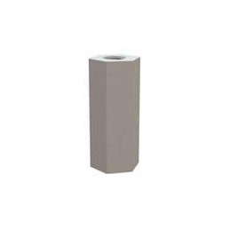 10 pcs : 14HTSP019 - Standoffs & Spacers Hex Threaded Standoff, 4-40 Thread, .625 Spacer, Natural, Nylon, .250 Across Flats