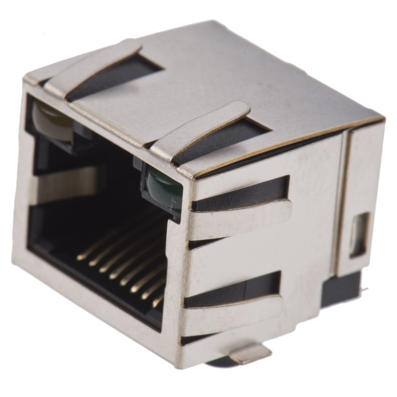 1 pcs - Wurth Elektronik WR-MJ Series Female RJ45 Connector, Surface Mount, Cat5, STP Shield