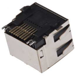 1 pcs - Wurth Elektronik WR-MJ Series Female RJ45 Connector, Surface Mount, Cat5, STP Shield