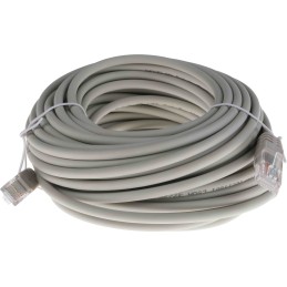 1 pcs - RS PRO Cat5e Male RJ45 to Male RJ45 Ethernet Cable, U/UTP, Grey LSZH Sheath, 15m