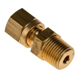 1 pcs - RS PRO Thermocouple Compression Fitting for Use with Thermocouple, 1/8 BSPT, 1.5mm Probe, RoHS Compliant Standard