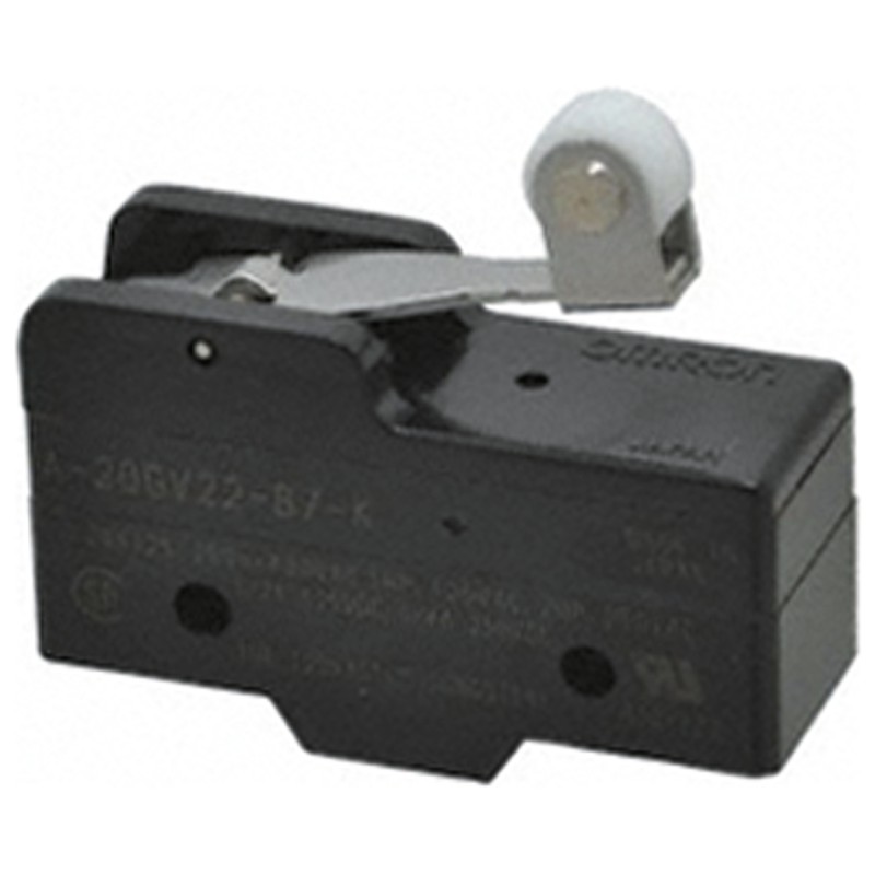 1 pcs - Omron Roller Lever Limit Switch, NO/NC, IP00, SPDT, 500V ac Max, 20A Max