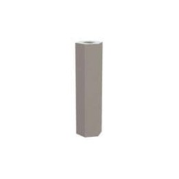 10 pcs : 14HTSP005 - Standoffs & Spacers Hex Threaded Standoff, 4-40 Thread, 1.000 Spacer, Natural, Nylon, .250 Across Flats