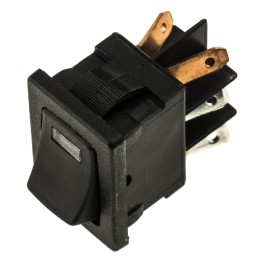 1 pcs - C & K Illuminated DPST, On-Off Rocker Switch Panel Mount