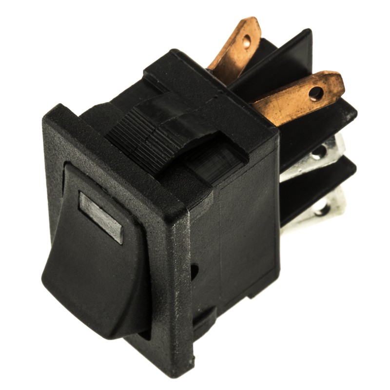 1 pcs - C & K Illuminated DPST, On-Off Rocker Switch Panel Mount