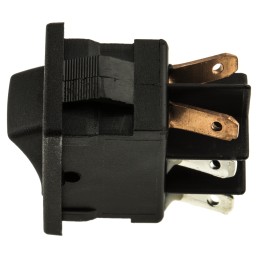 1 pcs - C & K Illuminated DPST, On-Off Rocker Switch Panel Mount