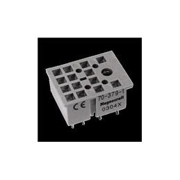 10 pcs : 70-379-1 - Relay Sockets & Fixings PCB Mount Socket 14-Pin, PCB Term