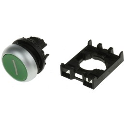 1 pcs - Eaton RMQ Titan M22 Series Green Momentary Push Button Head, 22mm Cutout, IP69K