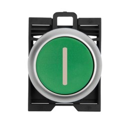 1 pcs - Eaton RMQ Titan M22 Series Green Momentary Push Button Head, 22mm Cutout, IP69K