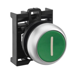 1 pcs - Eaton RMQ Titan M22 Series Green Momentary Push Button Head, 22mm Cutout, IP69K