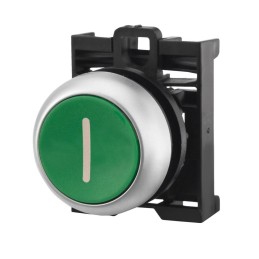 1 pcs - Eaton RMQ Titan M22 Series Green Momentary Push Button Head, 22mm Cutout, IP69K