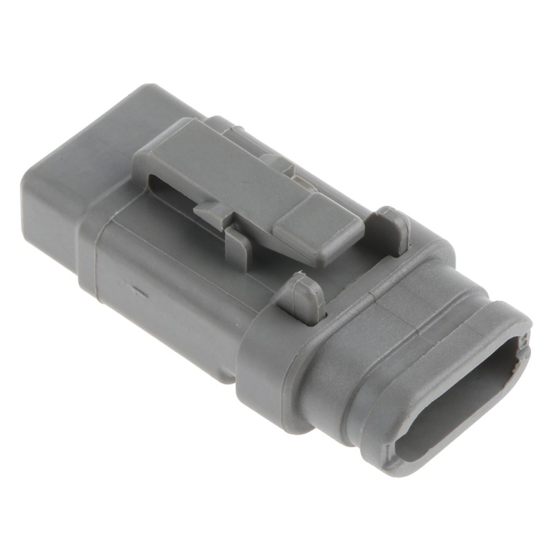 1 pcs - Deutsch, DTM Automotive Connector Plug 3 Way, Crimp Termination