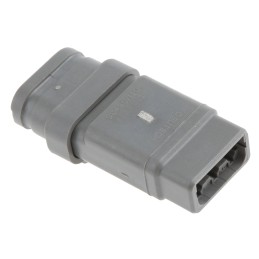 1 pcs - Deutsch, DTM Automotive Connector Plug 3 Way, Crimp Termination