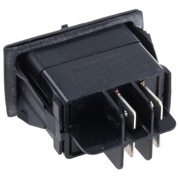 1 pcs - Carlingswitch DPST, Latching Rocker Switch Panel Mount