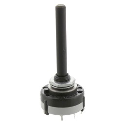 1 pcs - Lorlin, 16 Position, BCD Rotary Switch, 150 mA @ 250 V ac, Through Hole