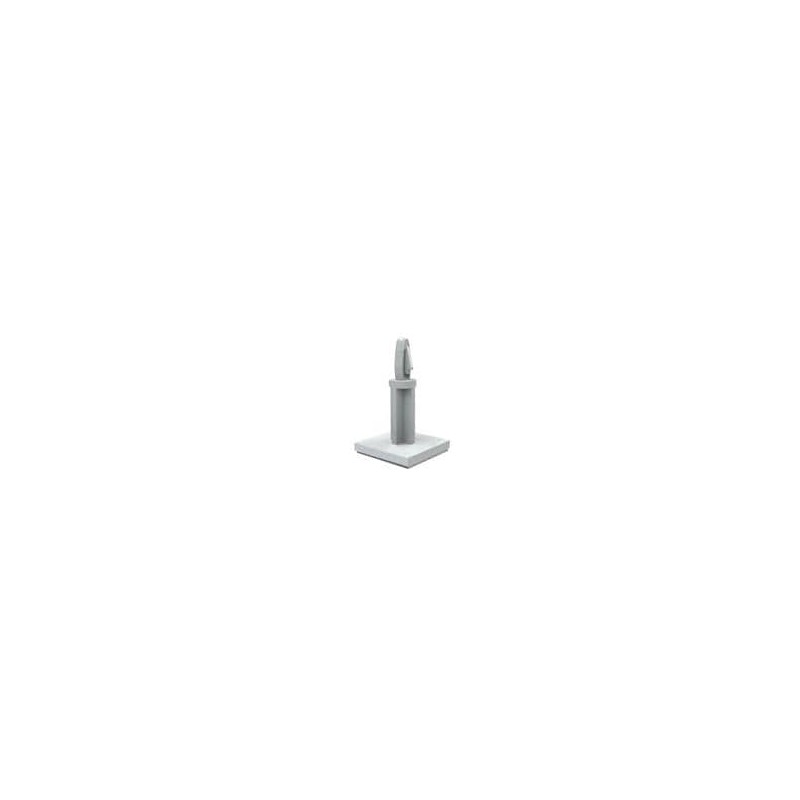 10 pcs : LCBSB-4-01A-RT - Standoffs & Spacers CB Spt,Adh Mnt,Natural,1/4 in Spc, CB Spt,Adh Mount,Natural