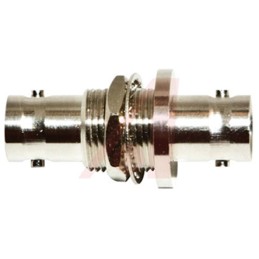 1 pcs - Mueller Electric Straight 50Ω RF Adapter BNC Socket to BNC Socket