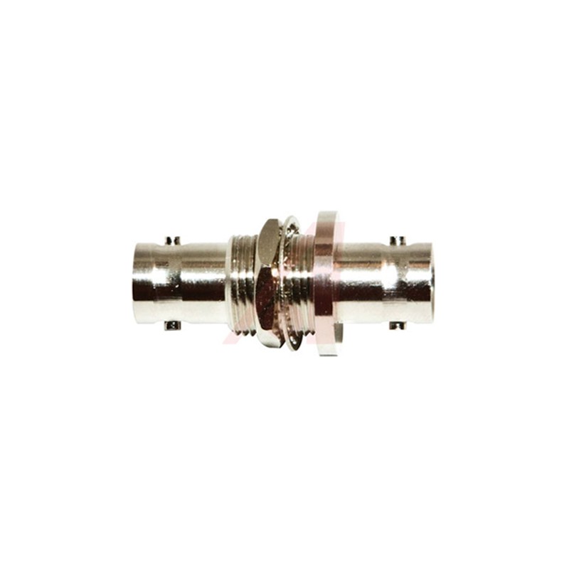 1 pcs - Mueller Electric Straight 50Ω RF Adapter BNC Socket to BNC Socket