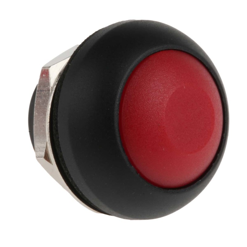 1 pcs - RS PRO Miniature Push Button Switch, On-(Off), Panel Mount, 13.6mm Cutout, SPST, 32/50/125V ac, IP67