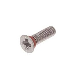 10 pcs : SFR2-56X5/16 2701 82 - Screws & Fasteners 2-56X5/16', Phillips Flat Head, 18-8 Stainless Steel with Silicone O-Ring, Se