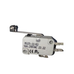 1 pcs - RS PRO Long Roller Lever Microswitch, Quick Connect Terminal, 16A @ 250V ac, SPDT, IP40