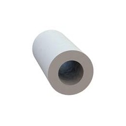 10 pcs : 13RS075070 - Standoffs & Spacers Round Spacer, .510 ID, .750 OD, .700 Length, Natural, Nylon, 1/2 Screw