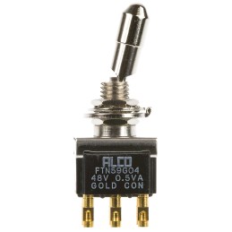 1 pcs - TE Connectivity Toggle Switch, Panel Mount, On-On, DPDT, Solder Terminal