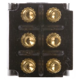 1 pcs - TE Connectivity Toggle Switch, Panel Mount, On-On, DPDT, Solder Terminal