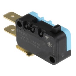 1 pcs - Crouzet Plunger Micro Switch, Tab Terminal, 20 A @ 250 V ac, SPDT, IP40