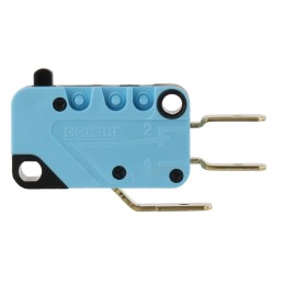 1 pcs - Crouzet Plunger Micro Switch, Tab Terminal, 20 A @ 250 V ac, SPDT, IP40