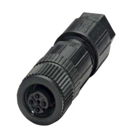 1 pcs - Phoenix Contact Circular Connector, 5 Contacts, Cable Mount, M12 Connector, Plug, Female, IP65, IP67, SACC Series