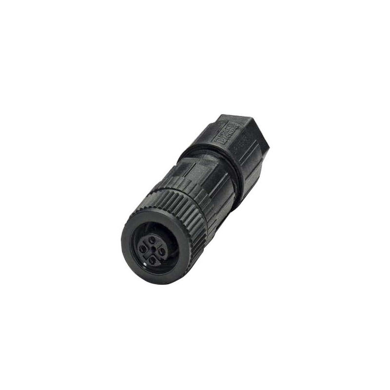 1 pcs - Phoenix Contact Circular Connector, 5 Contacts, Cable Mount, M12 Connector, Plug, Female, IP65, IP67, SACC Series