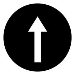 1 pcs - Eaton Button Plate for Use with M22 Series Modular Push Buttons, Up Arrow