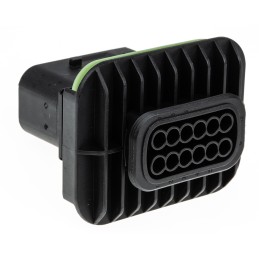 1 pcs - TE Connectivity, HDSCS Automotive Connector Plug 12 Way, Crimp Termination