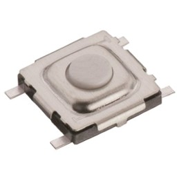 1 pcs - White Tactile Switch, SPST 20 mA 0.3mm Surface Mount
