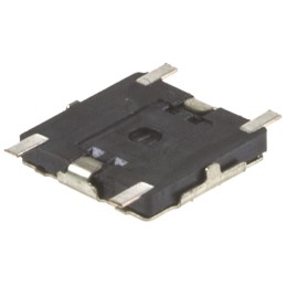1 pcs - Black Tactile Switch, SPST 20 mA 0.3mm Surface Mount