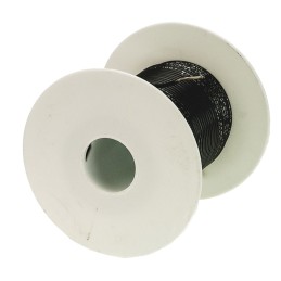 1 Reel of 30 M - Alpha Wire Black 0.75 mm² Hook Up Wire, 18 AWG, 16/0.25 mm, 30m, PVC Insulation