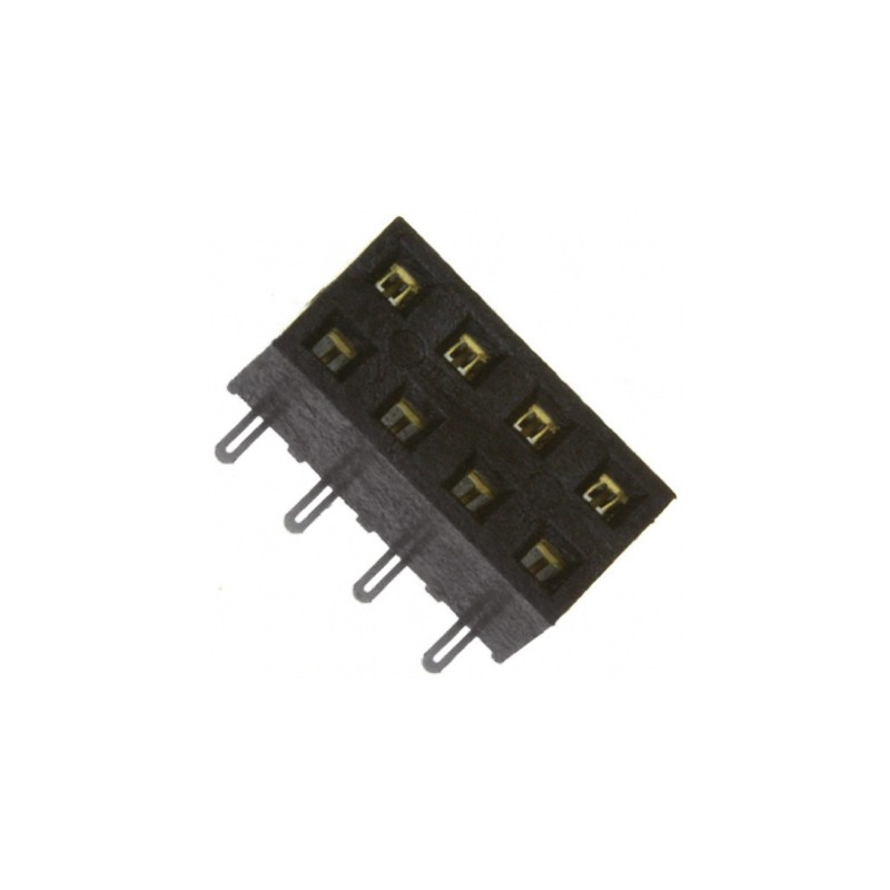 1 pcs - Samtec SMM Series Straight Surface Mount PCB Socket, 12-Contact, 2-Row, 2mm Pitch, Solder Termination
