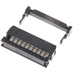 1 pcs - RS PRO 20-Way IDC Connector Socket for Cable Mount, 2-Row