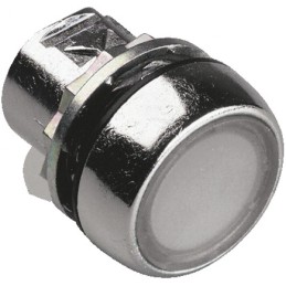 1 pcs - Allen Bradley 800F Series Clear Illuminated Momentary Push Button Head, 22mm Cutout, IP65
