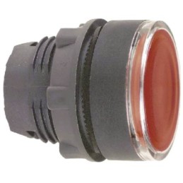 1 pcs - Schneider Electric Harmony XB5 Series Red Illuminated Momentary Push Button Head, 22mm Cutout, IP66, IP67, IP69K