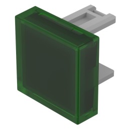 1 pcs - EAO Green Square Push Button Lens for Use with Push Button